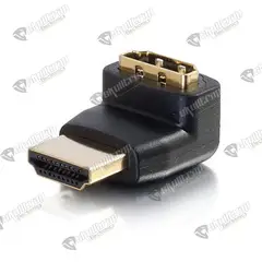 GENERICO - Codo Hdmi Macho A Hembra Unión Hdmi 90 grados