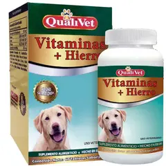 HOLLIDAY - Vitaminas + Hierro Suplemento Perros Hemoglobina 60 Tab