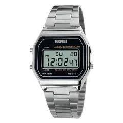 SKMEI - Reloj de Caballero Hora Digital Original en Acero