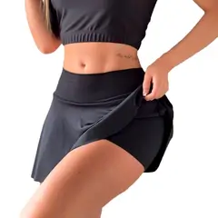 POSEIDON SPORTWEAR - Falda Short Deportiva Dama con Bolsillo.