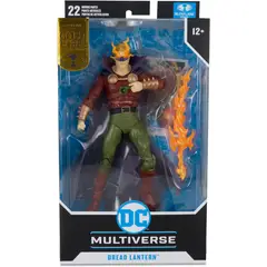 DC COMICS - Figura Dread Lantern Dark Metal Gold Dc Multiverse Mcfarlane