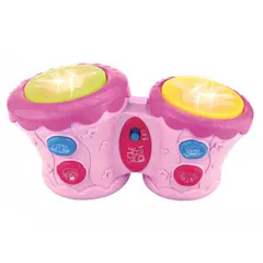 HUANGER - Tambor multifuncional didáctico música y luces bebé