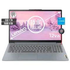 LENOVO - IDEAPAD SLIM INTEL CORE I5-12450H SSD 1TB RAM 8GB LED 15,6 TOUCH FULL HD