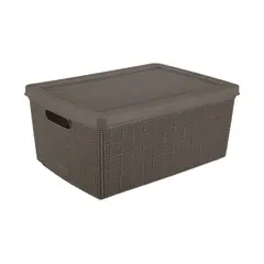 RIMAX - Canasta Fique 13.5 Litros - Mocca