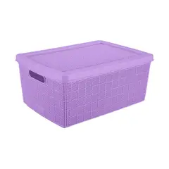RIMAX - Canasta Fique 13.5 Litros - Lavanda