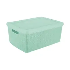 RIMAX - Canasta Fique 13.5 Litros - Verde Menta