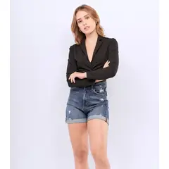 UNSER - Blusa Para Mujer Corta Tipo Blazer