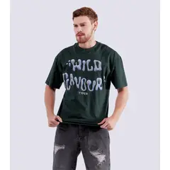 TYPER - Camiseta Para Hombre Oversize