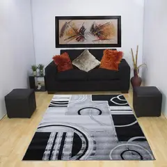 MITAPETE COM - Alfombra Tapete Turquia Gris 120 X 170cms