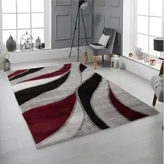 MITAPETE COM - Tapete Moderno Turquia Rojo 160 X 230cms