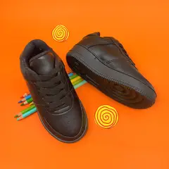 PAPOS - Tenis Colegiales Unisex Smart Negro - Negro