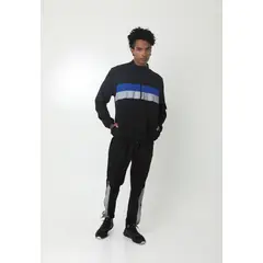 BELIFE - Jogger deportivo negro con bloques en laterales para hombre Belife.-.
