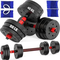 GENERICO - Kit De Pesas 40 Kg Ejercicio Mancuernas Termoformadas