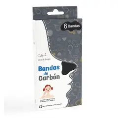 CETTUA - Bandas Para Nariz Carbon X 6und