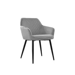 BONNO - Silla de Diseño Milei Tela Gris