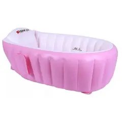 GENERICO - Piscina Bañera Tina Inflable Para Bebes 98x65x28cm