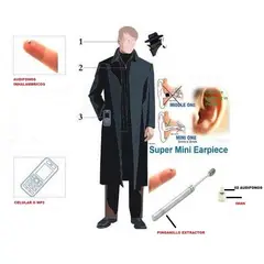 GENERICO - Audifonos espia inhalambricos modelo caja negra
