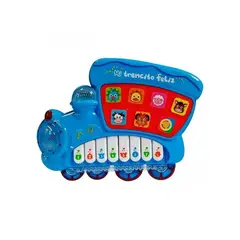 GENERICO - Piano Infantil Con Forma De Tren Luces Sonidos