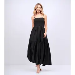 DEREK - Vestido Para Mujer Largo De Tiras