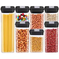 ONE PIXEL - Set De Recipientes Contenedores Para Alimentos X7 Piezas.