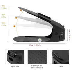 COMPRALOENCASA COM - Organizador de zapatos x6 zapatero acomodador plástico zap6