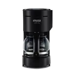 IMUSA - Cafetera 6 tazas Café City Negro