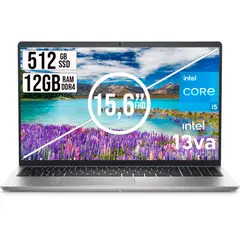 DELL - Portátil 15.6” FHD Intel Core i5 13ª Gen 12GB RAM 512GB SSD Plata