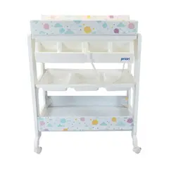 PRIORI - Bañera Bebe Fresh Globos con Cambiador