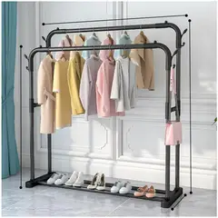 ONE PIXEL - Tendedero Organizador De Ropa Elegante Doble