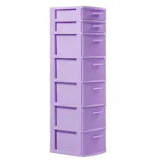 PLASTICOS MQ - Cajonero Organizador Modular 7 Niveles Tipo Crochet Marca Mq