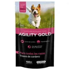 AGILITY GOLD - Humedo trozos de carne de cordero Pouche x 100g