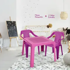 RIMAX - COMBO (Mesa Infantil + 2 Sillas) - NIÑA