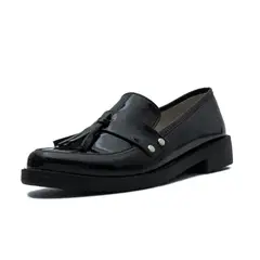 BALLERINA - Ballerinas Mocasin Negro Fernanda