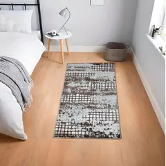 MITAPETE COM - Alfombra Tapete Pie de Cama Turquia Café 60 X 110cms