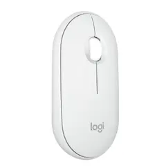 LOGITECH - Mouse Bluetooth Multidispositivo Pebble 2 M350s, Blanco