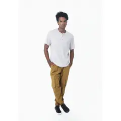 BELIFE - Pantalón Café Con Bolsillos Laterales Para Hombre