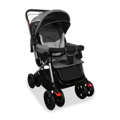 BEBESIT - Coche Reversible Para Bebé Roma Negro-
