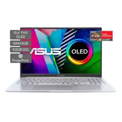ASUS - Portatil M1503QA-L1066 Ryzen 5 5600H DDR4 8GB SSD 512GB 15"FHD Oled