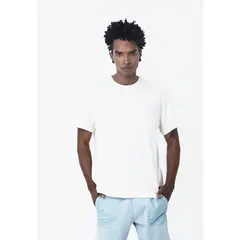 BELIFE - Camiseta Blanca Con Estampado En Espalda Para Hombre