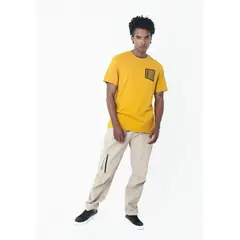 BELIFE - Pantalón Café Botas Con Elástico Para Hombre