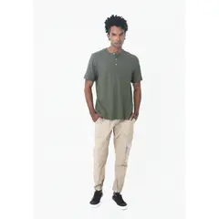 BELIFE - Pantalón Café Con Bolsillos Laterales Para Hombre