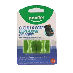 POINTER - Repuesto De Cuchilla Para Guillotina Portátil X2 Uds