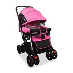 BEBESIT - Coche Reversible Para Bebé Roma Rosa-