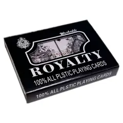 GENERICO - Baraja Cartas Juego Poker Royal Plastificadas Lavable