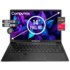 COMPUMAX - PORTATIL AMD RYZEN 7-5700U SSD 512GB RAM 40GB LED 14 FULL HD