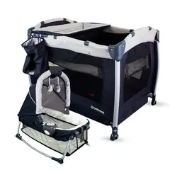 BEBESIT - Cuna Corral para Bebé +Unidad Sonidos + Moises Osaka