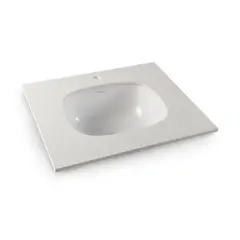 CORONA - Lavamanos Cascade para Incrustar Blanco