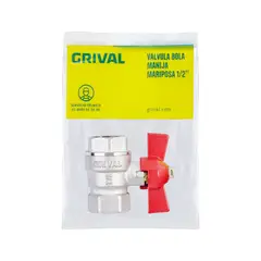 GRIVAL - Válvula de bola manija mariposa 12