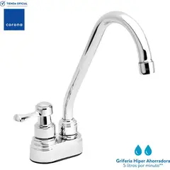 GRIVAL - Griferia cocina lavaplatos sencilla balta palanca