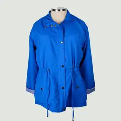 L Y H - Chaqueta Para Mujer Azul Marca L&H